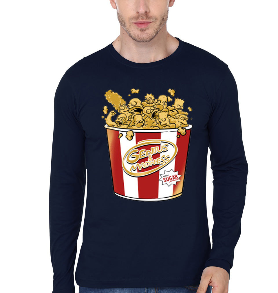 Playing Pop The Simpsons Navy Blue T-Shirt Hoodie, Sweatshirt | PureTeeCo.com