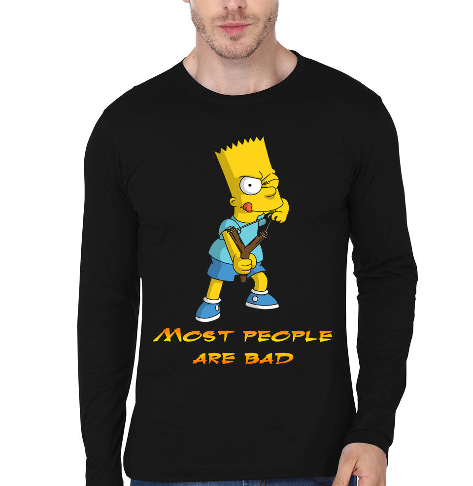 Simpsons Black T-Shirt Hoodie, Sweatshirt | PureTeeCo.com
