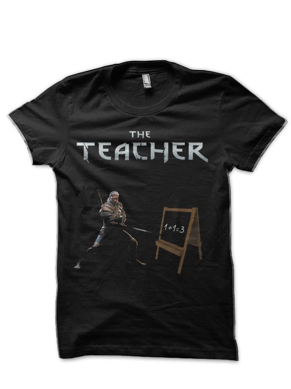 The Teacher Black T-Shirt Hoodie, Sweatshirt | PureTeeCo.com