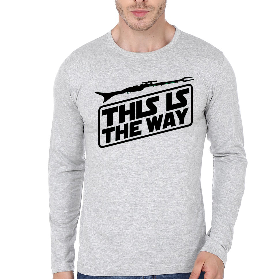 This Is The Way Grey T-Shirt Hoodie, Sweatshirt | PureTeeCo.com