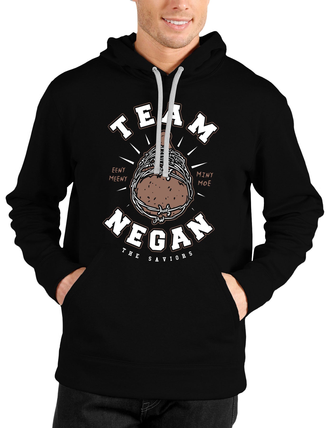 The Walking Dead Negan Black Hoodie T-Shirts, Sweatshirt | PureTeeCo.com