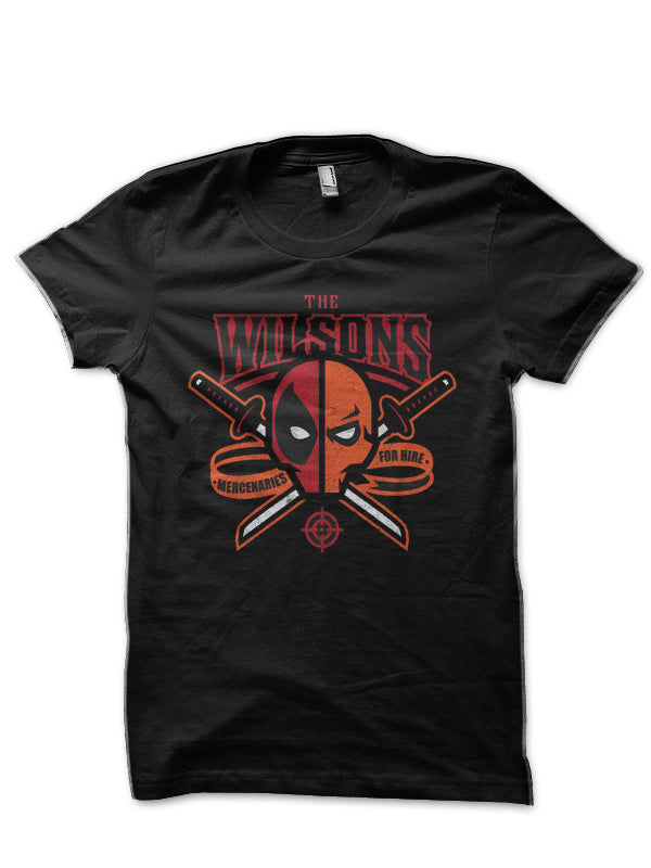 The Wilsons Black T-Shirt Hoodie, Sweatshirt | PureTeeCo.com