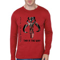This is the Way Red T-Shirt Hoodie, Sweatshirt | PureTeeCo.com