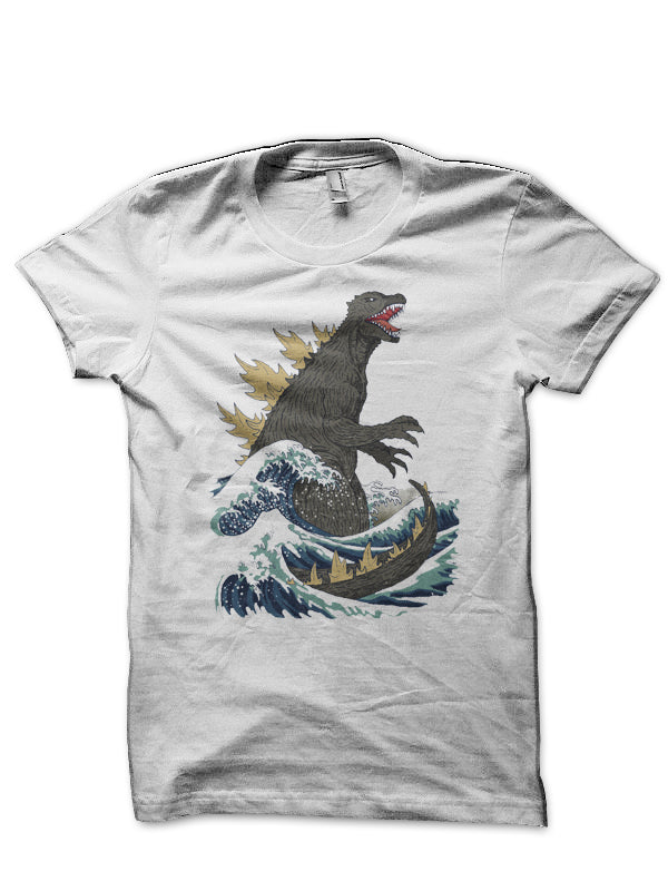 The Great Godzilla Off Kanagawa V2 T-Shirt Hoodie, Sweatshirt | PureTeeCo.com