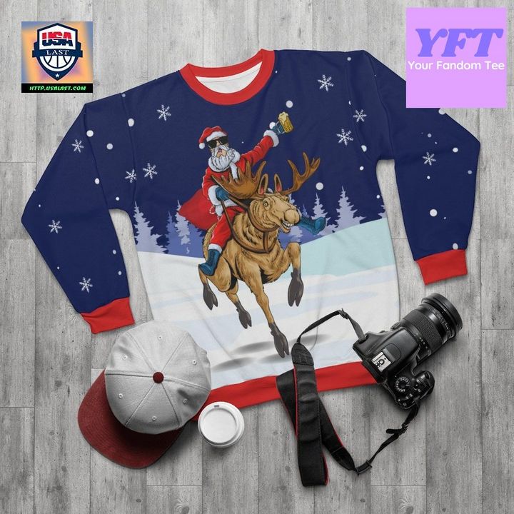 This Is My Merry Santa Xmassnow Is Out Ho Ho Ho Is Out 3d Ugly Christmas Sweater