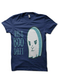 This Is Boo Sheet Navy Blue Half Sleeve T-Shirt Hoodie, Sweatshirt | PureTeeCo.com