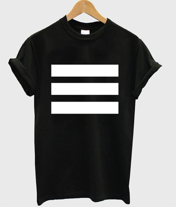 three horizontal strips t-shirt Hoodie, Sweatshirt | PureTeeCo.com