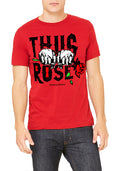 Thug Rose UFC Red T-Shirt Hoodie, Sweatshirt | PureTeeCo.com