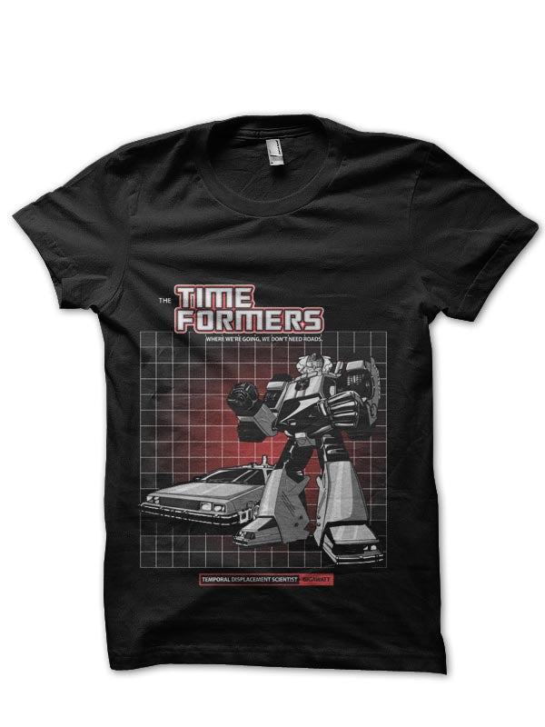 Time Formers Black T-Shirt Hoodie, Sweatshirt | PureTeeCo.com