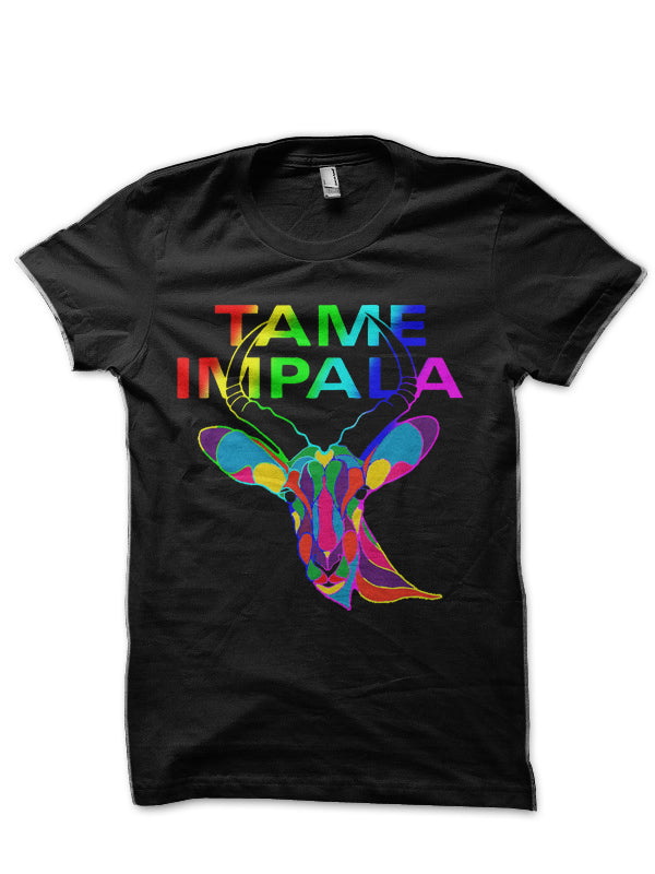 Tame Impala Half Sleeve Black T-Shirt Style002 Hoodie, Sweatshirt | PureTeeCo.com