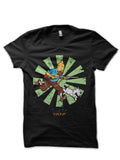 Tintin Black Half Sleeve T-Shirt Hoodie, Sweatshirt | PureTeeCo.com