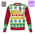 Tissue Hello Meme Design 3d Ugly Christmas Sweater