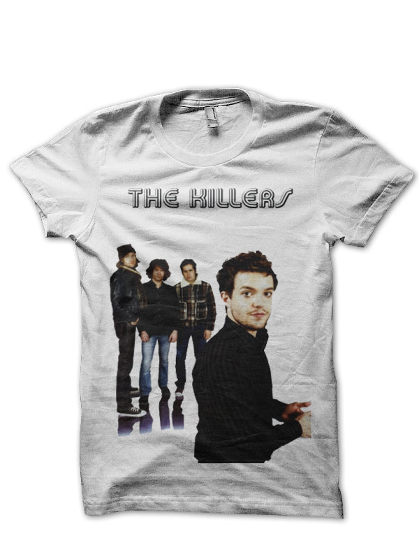 The Killers Band Poster White T-Shirt