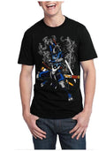 Ninja Robots Samurai Black T-Shirt Hoodie, Sweatshirt | PureTeeCo.com