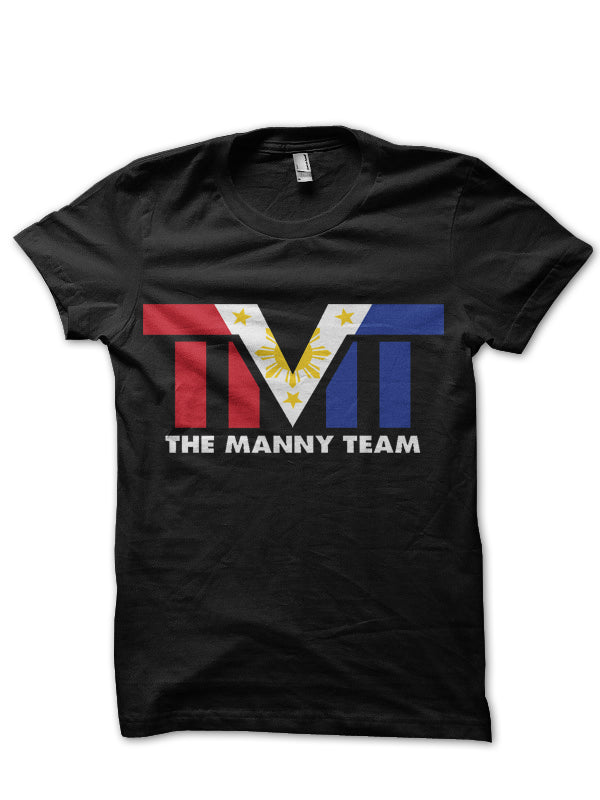 The Manny Team black T-Shirt Hoodie, Sweatshirt | PureTeeCo.com