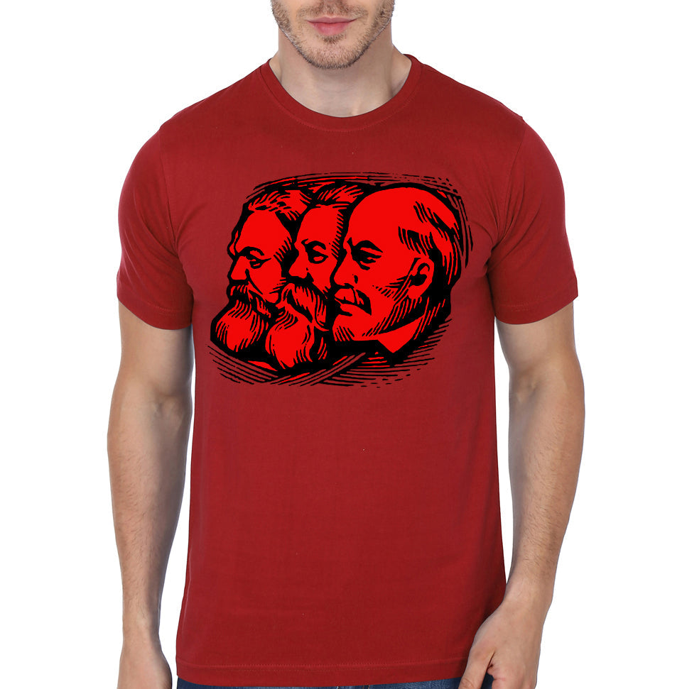 Top 3 Communists Red Half Sleeve T-Shirt Hoodie, Sweatshirt | PureTeeCo.com