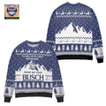 To Hell With Your Mountains Show Me Your Busch Ugly Christmas Sweater Blue