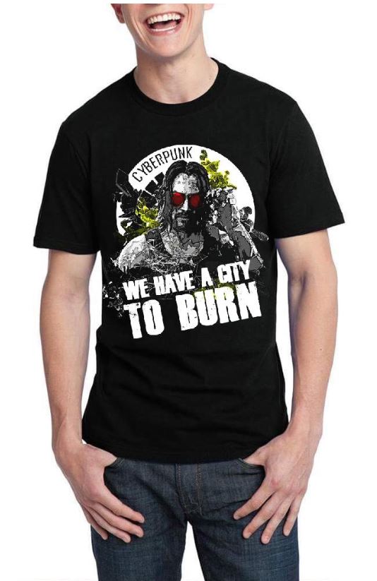 Cyberpunk We Have A City To Burn T-Shirt Hoodie, Sweatshirt | PureTeeCo.com
