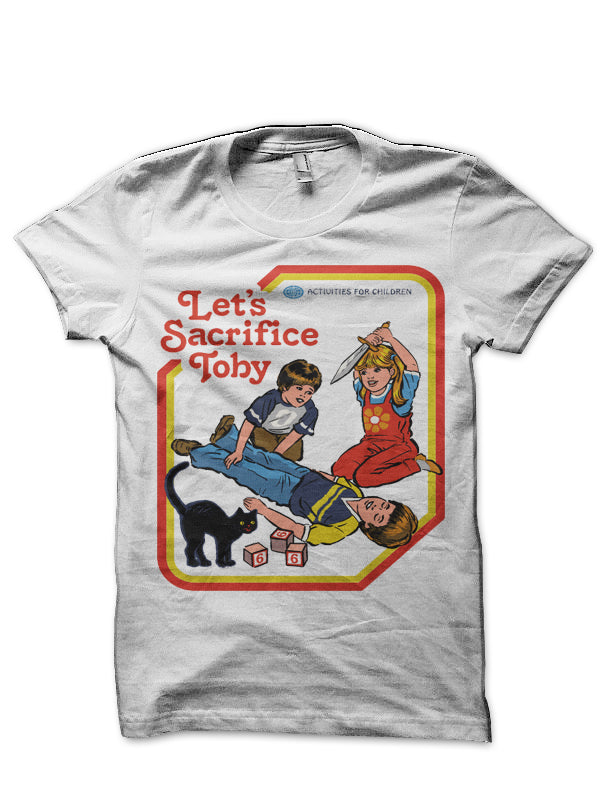 Letâ€™s Sacrifice Toby White T-Shirt Hoodie, Sweatshirt | PureTeeCo.com