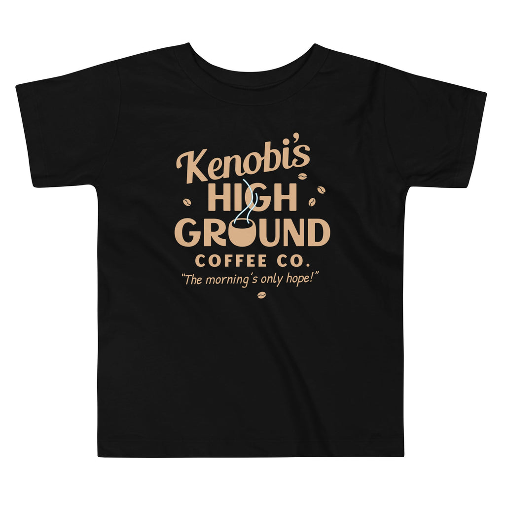 Kenobi's High Ground Coffee Co Kid's Toddler Tee Hoodie, Sweatshirt | PureTeeCo.com