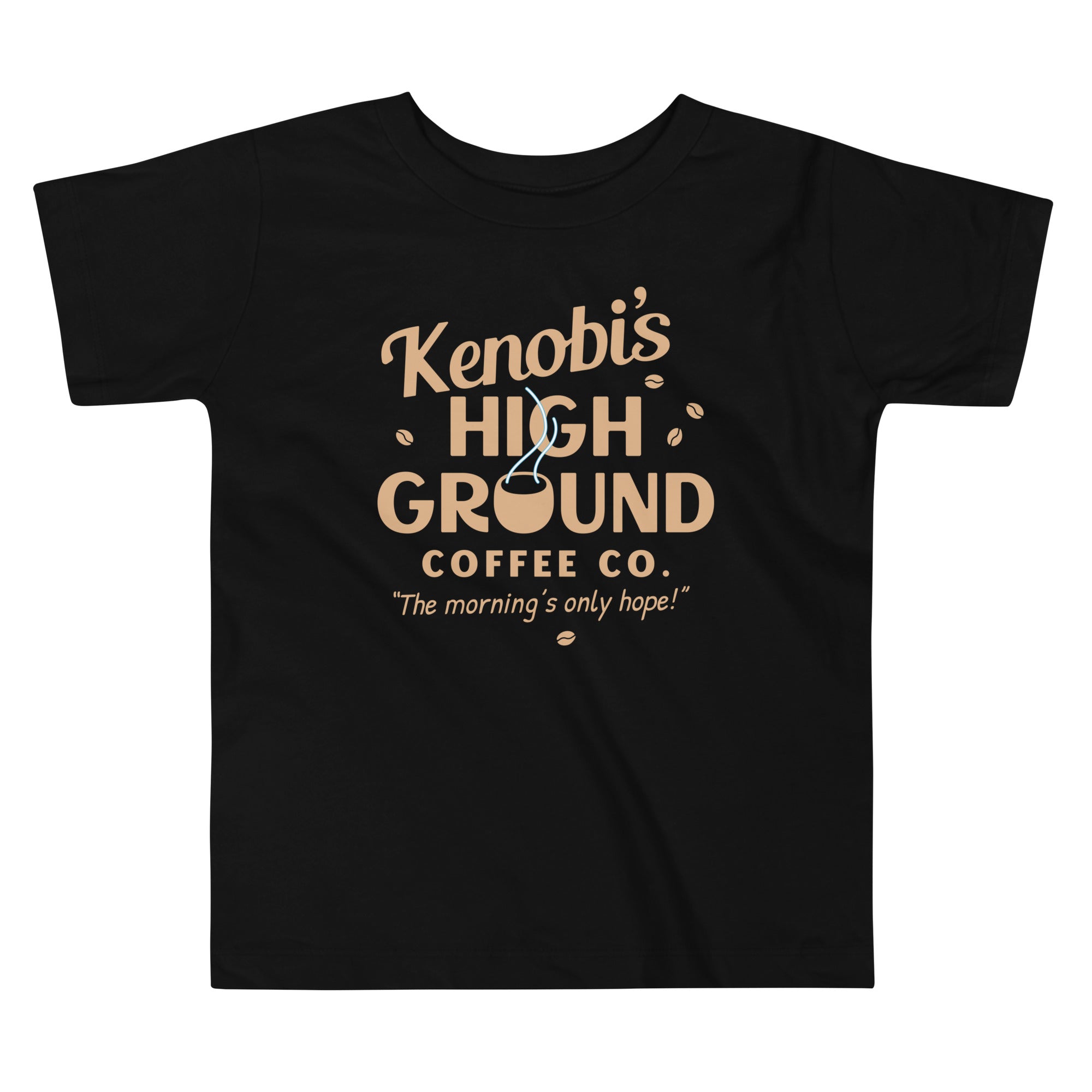 Kenobi's High Ground Coffee Co Kid's Toddler Tee Hoodie, Sweatshirt | PureTeeCo.com