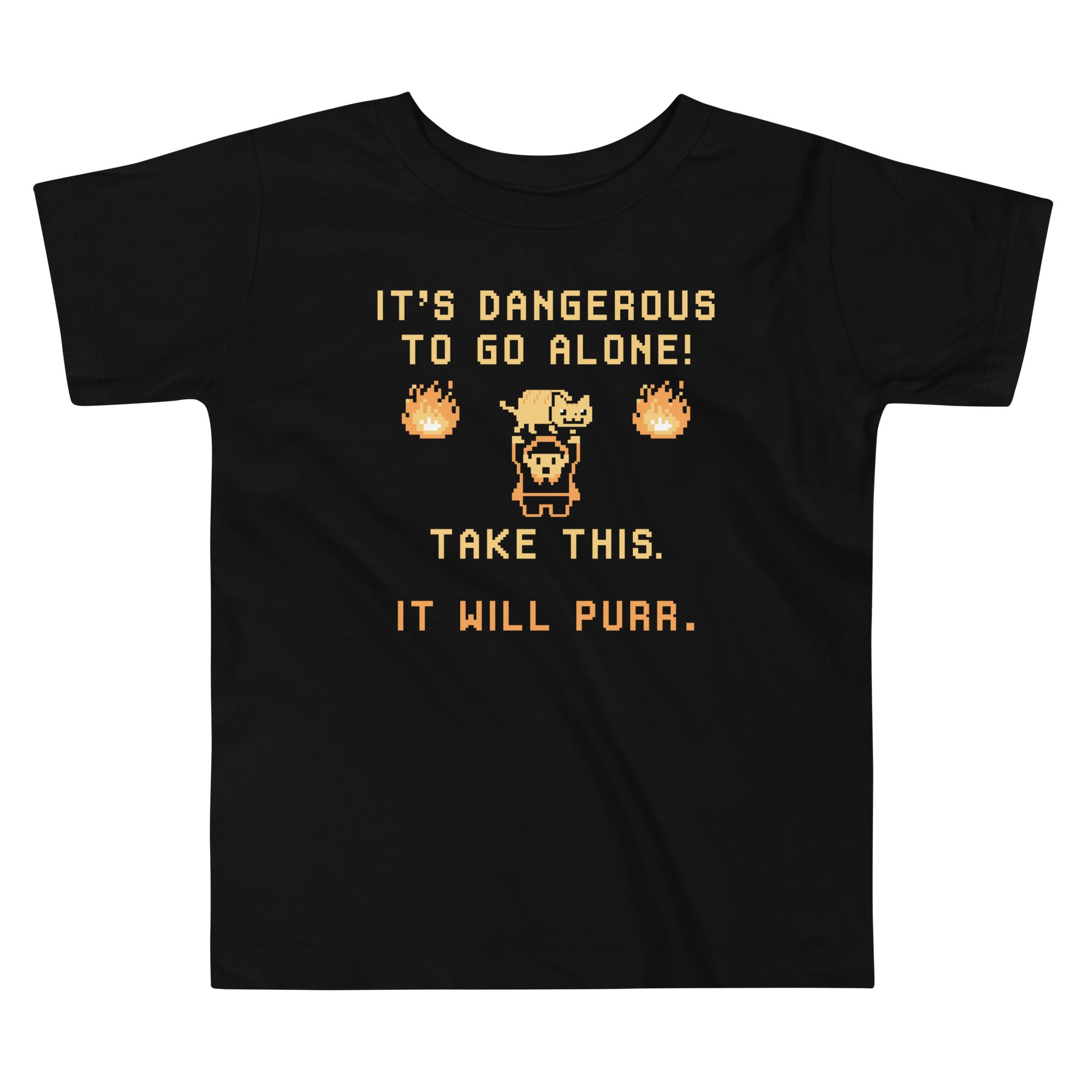 It's Dangerous To Go Alone Kid's Toddler Tee Hoodie, Sweatshirt | PureTeeCo.com