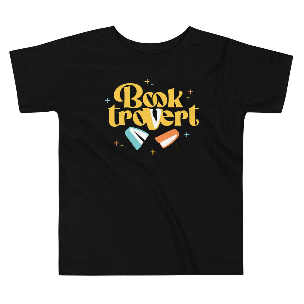 Booktrovert Kid's Toddler Tee Hoodie, Sweatshirt | PureTeeCo.com (Image 1)