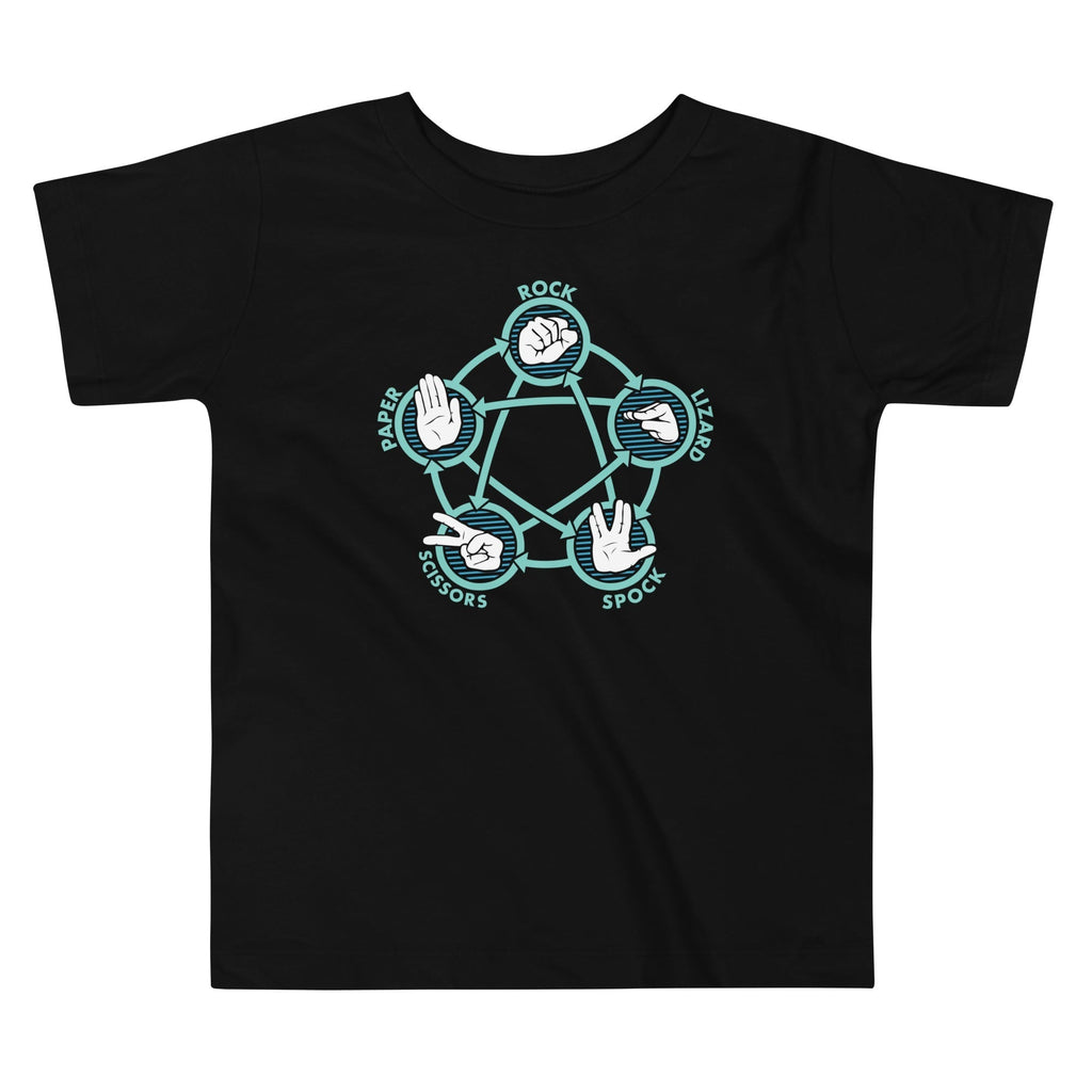 Rock Paper Scissors Lizard Spock Kid's Toddler Tee Hoodie, Sweatshirt | PureTeeCo.com