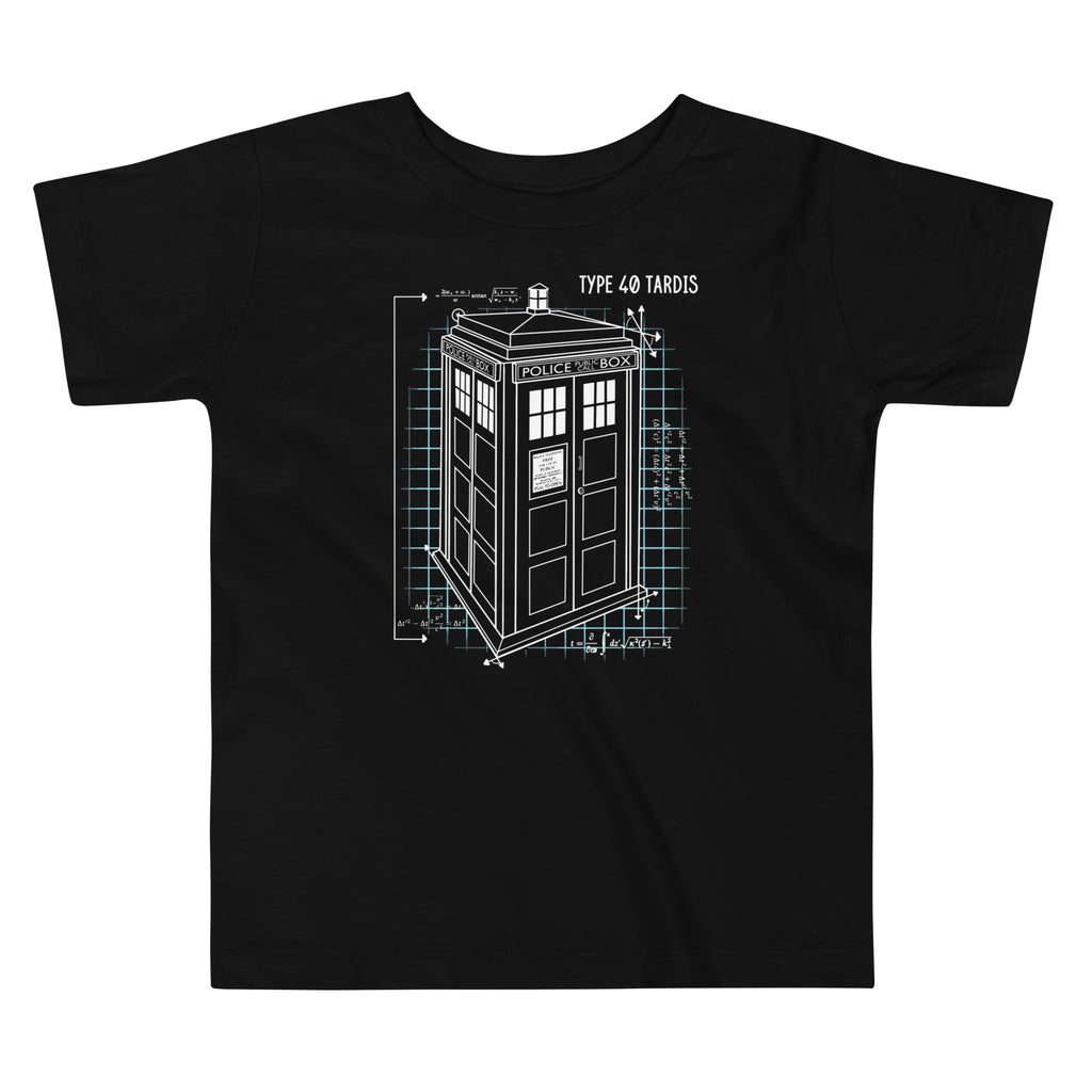 Type 40 Tardis Kid's Toddler Tee Hoodie, Sweatshirt | PureTeeCo.com
