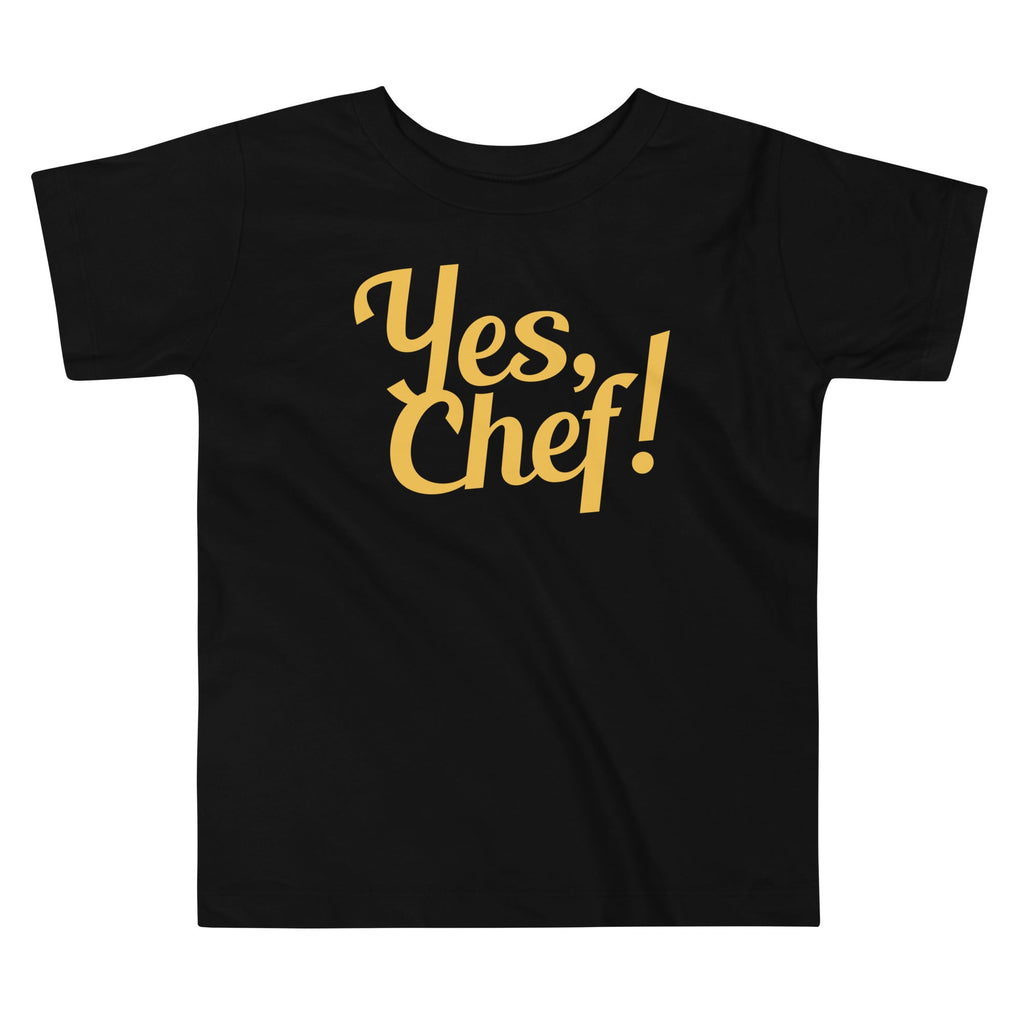 Yes, Chef! Kid's Toddler Tee Hoodie, Sweatshirt | PureTeeCo.com (Image 1)