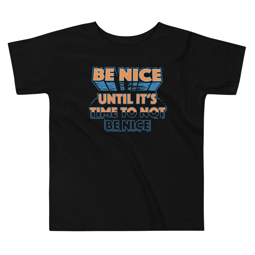 Be Nice Kid's Toddler Tee Hoodie, Sweatshirt | PureTeeCo.com (Image 1)