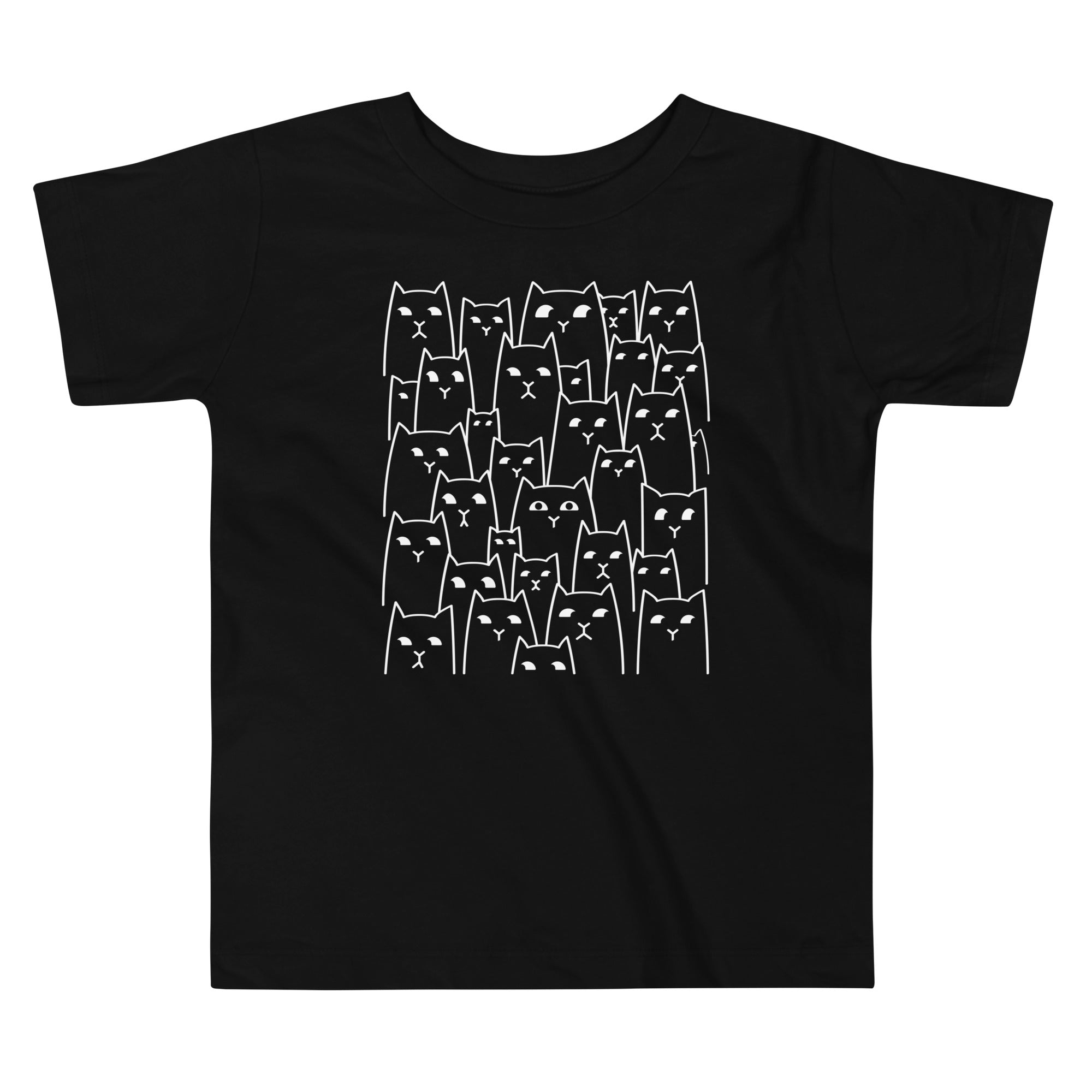 Suspicious Cats Kid's Toddler Tee Hoodie, Sweatshirt | PureTeeCo.com