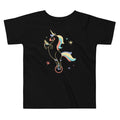 Unicycling Unicorn With Corn Kid's Toddler Tee Hoodie, Sweatshirt | PureTeeCo.com