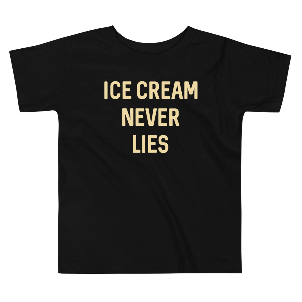 Ice Cream Never Lies Kid's Toddler Tee Hoodie, Sweatshirt | PureTeeCo.com (Image 1)