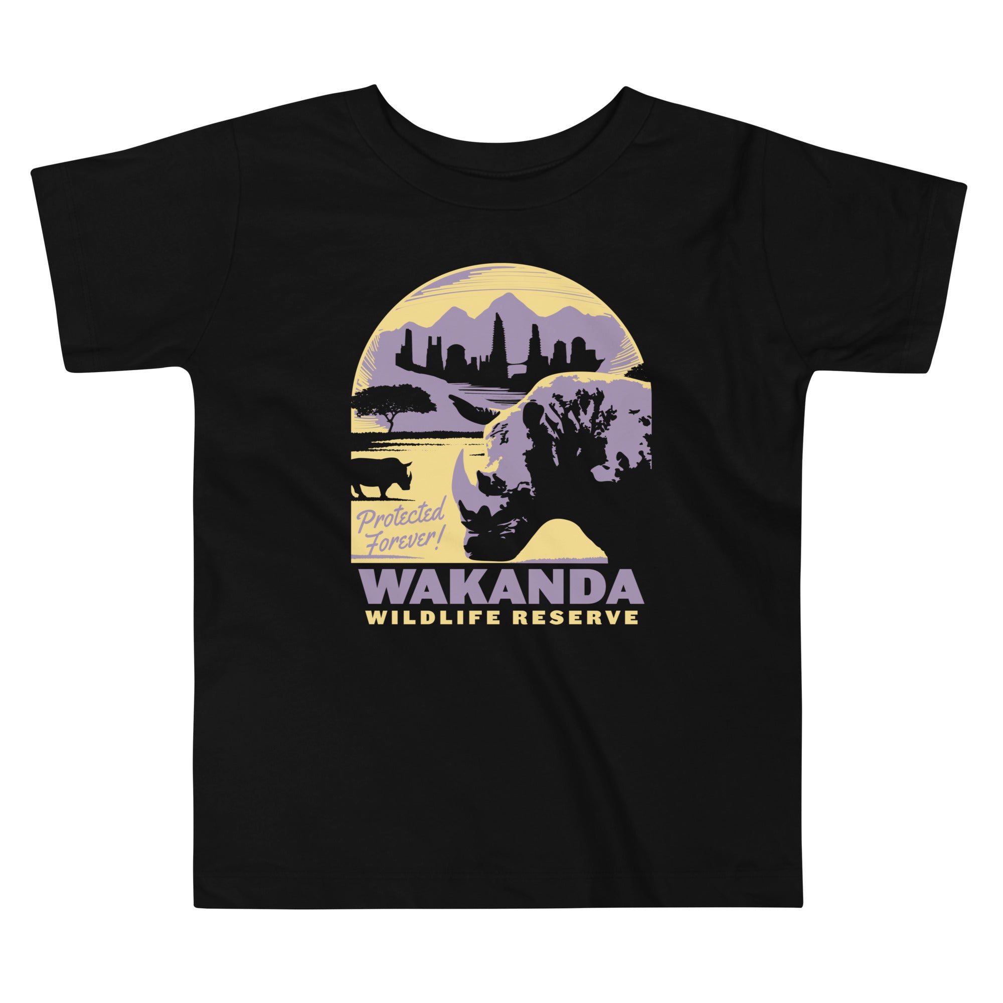 Wakanda Wildlife Reserve Kid's Toddler Tee Hoodie, Sweatshirt | PureTeeCo.com