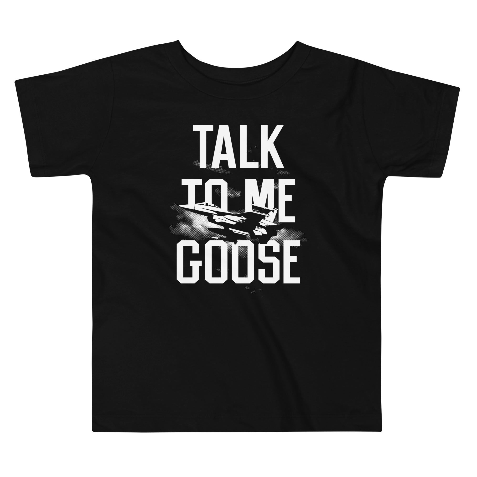 Talk To Me Goose Kid's Toddler Tee Hoodie, Sweatshirt | PureTeeCo.com (Image 1)