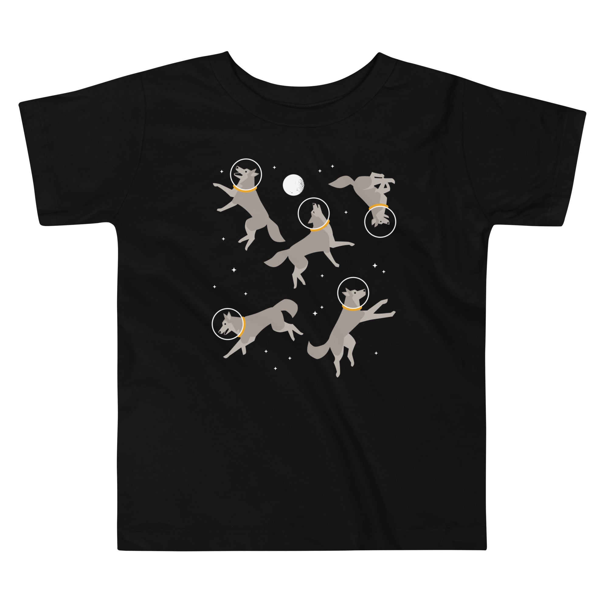 Wolves In Space Kid's Toddler Tee Hoodie, Sweatshirt | PureTeeCo.com