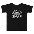 Survived The Snap Kid's Toddler Tee Hoodie, Sweatshirt | PureTeeCo.com
