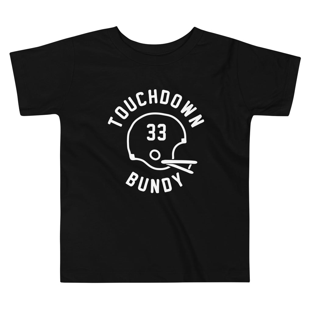 Touchdown Bundy Kid's Toddler Tee Hoodie, Sweatshirt | PureTeeCo.com (Image 1)