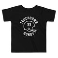 Touchdown Bundy Kid's Toddler Tee Hoodie, Sweatshirt | PureTeeCo.com (Image 1)
