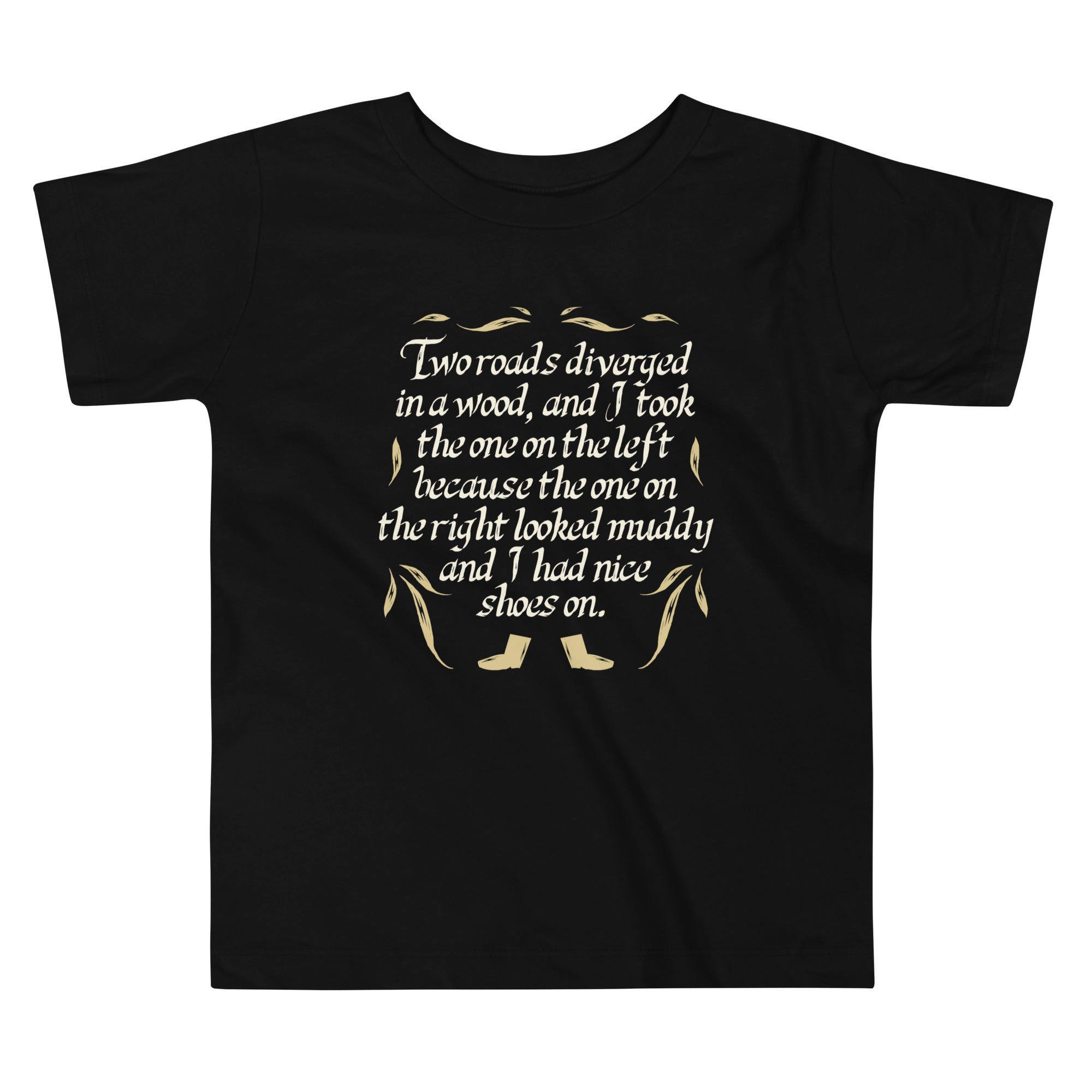 Two Roads Diverged Kid's Toddler Tee Hoodie, Sweatshirt | PureTeeCo.com