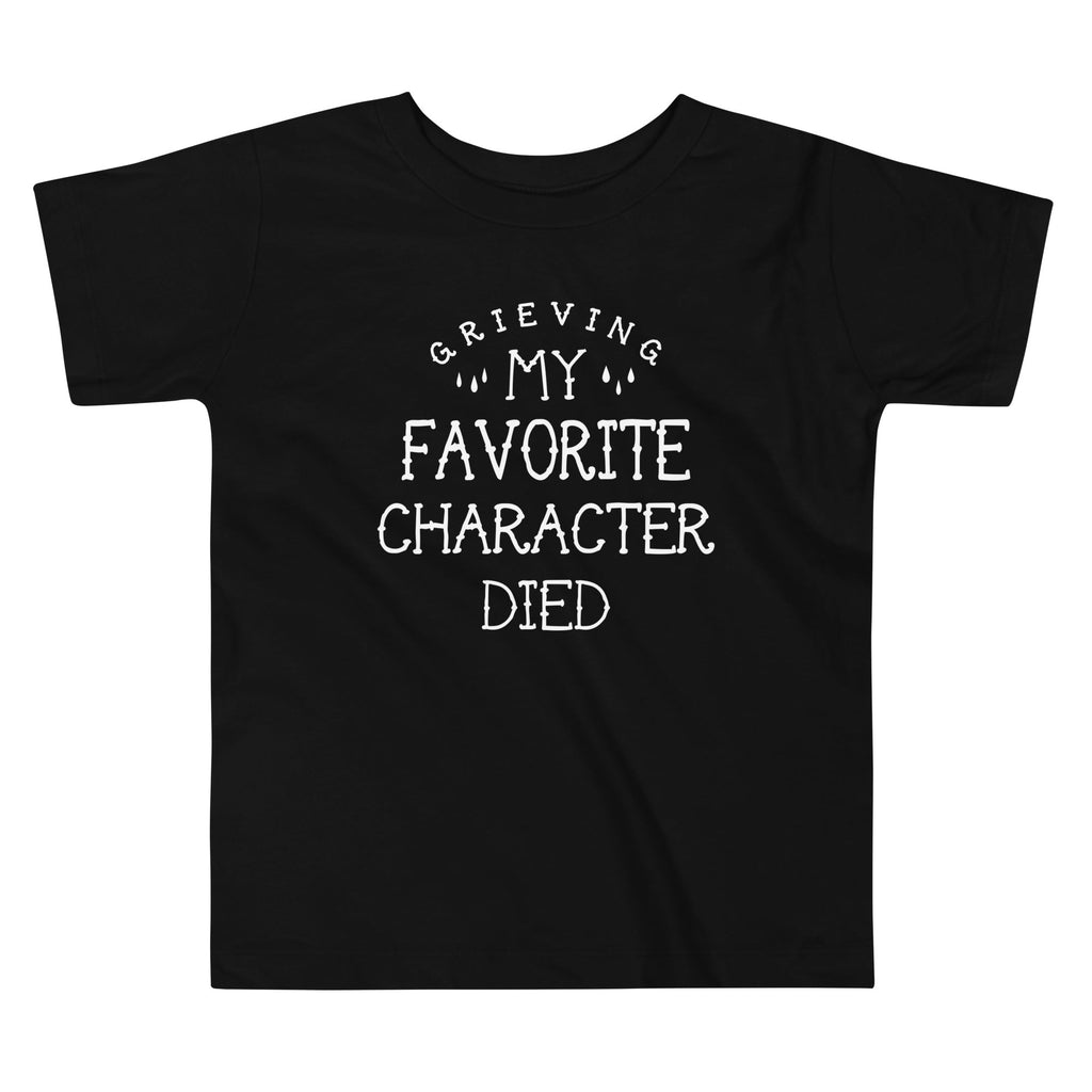 My Favorite Character Died Kid's Toddler Tee Hoodie, Sweatshirt | PureTeeCo.com (Image 1)