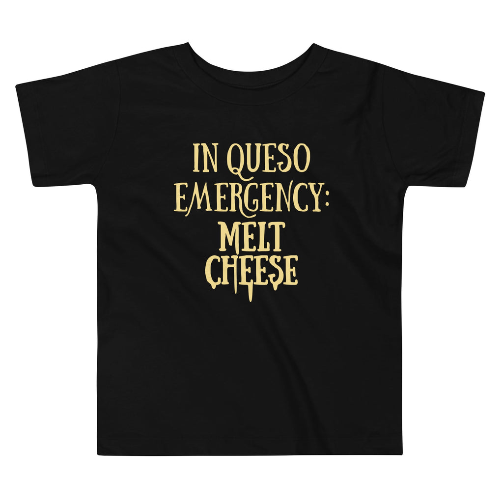 In Queso Emergency: Melt Cheese Kid's Toddler Tee Hoodie, Sweatshirt | PureTeeCo.com (Image 1)