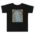 Stained Glass Police Box Kid's Toddler Tee Hoodie, Sweatshirt | PureTeeCo.com