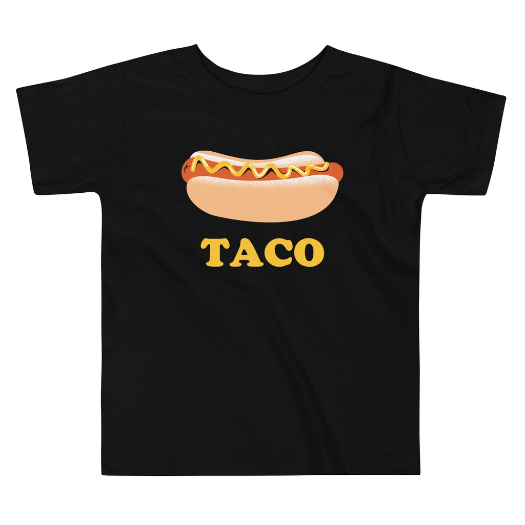 Hotdog Taco Kid's Toddler Tee Hoodie, Sweatshirt | PureTeeCo.com (Image 1)