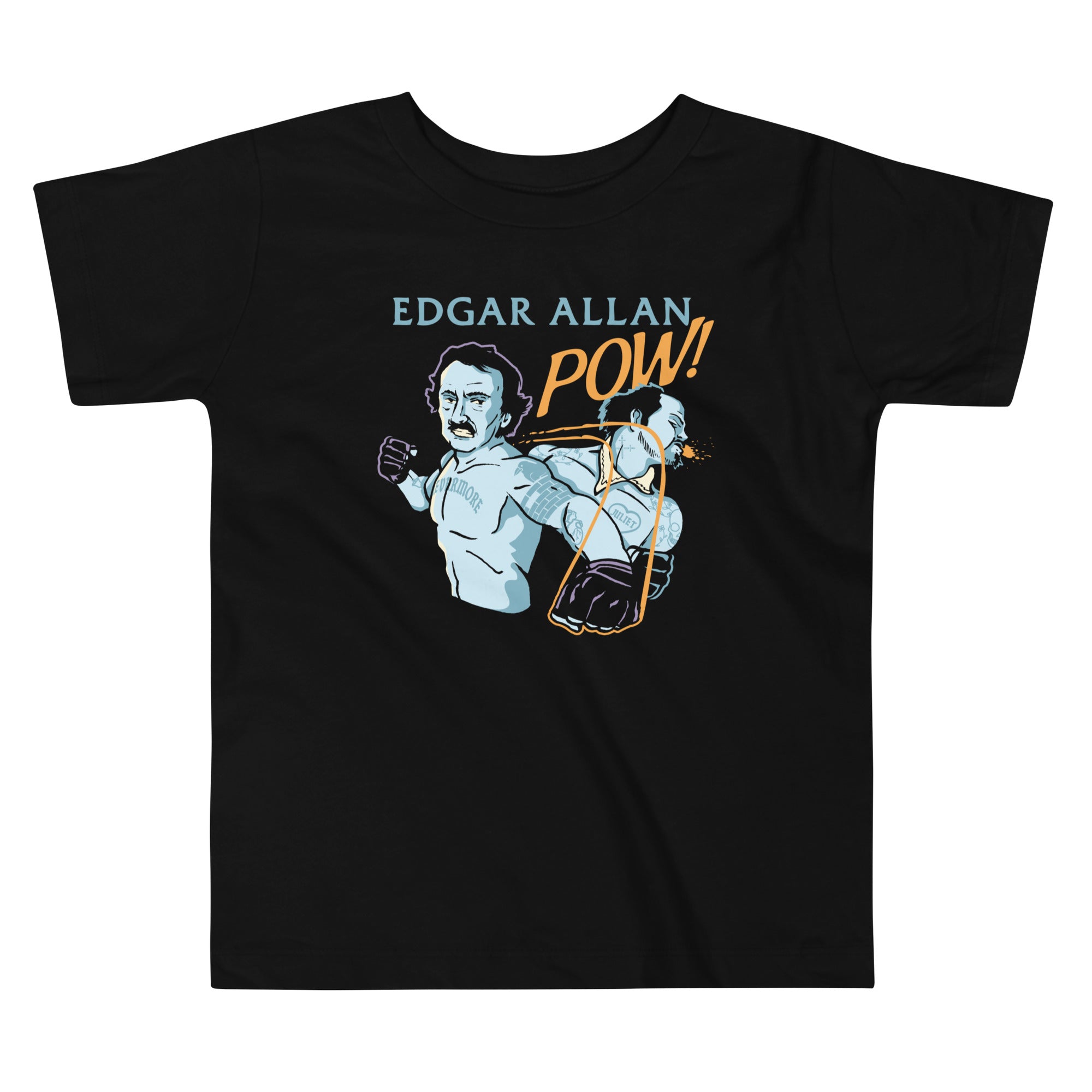 Edgar Allan Pow! Kid's Toddler Tee Hoodie, Sweatshirt | PureTeeCo.com
