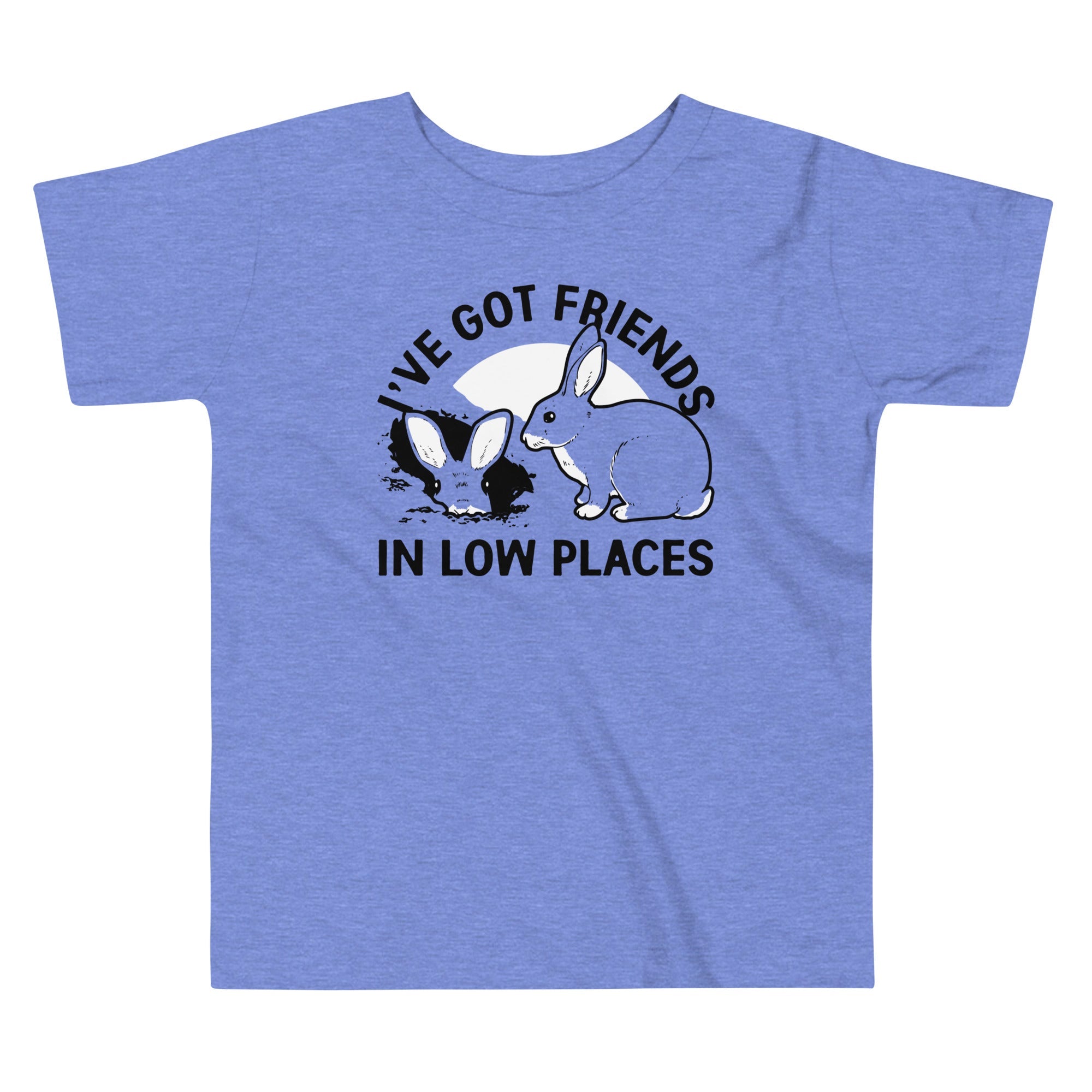 I've Got Friends In Low Places Kid's Toddler Tee Hoodie, Sweatshirt | PureTeeCo.com (Image 1)
