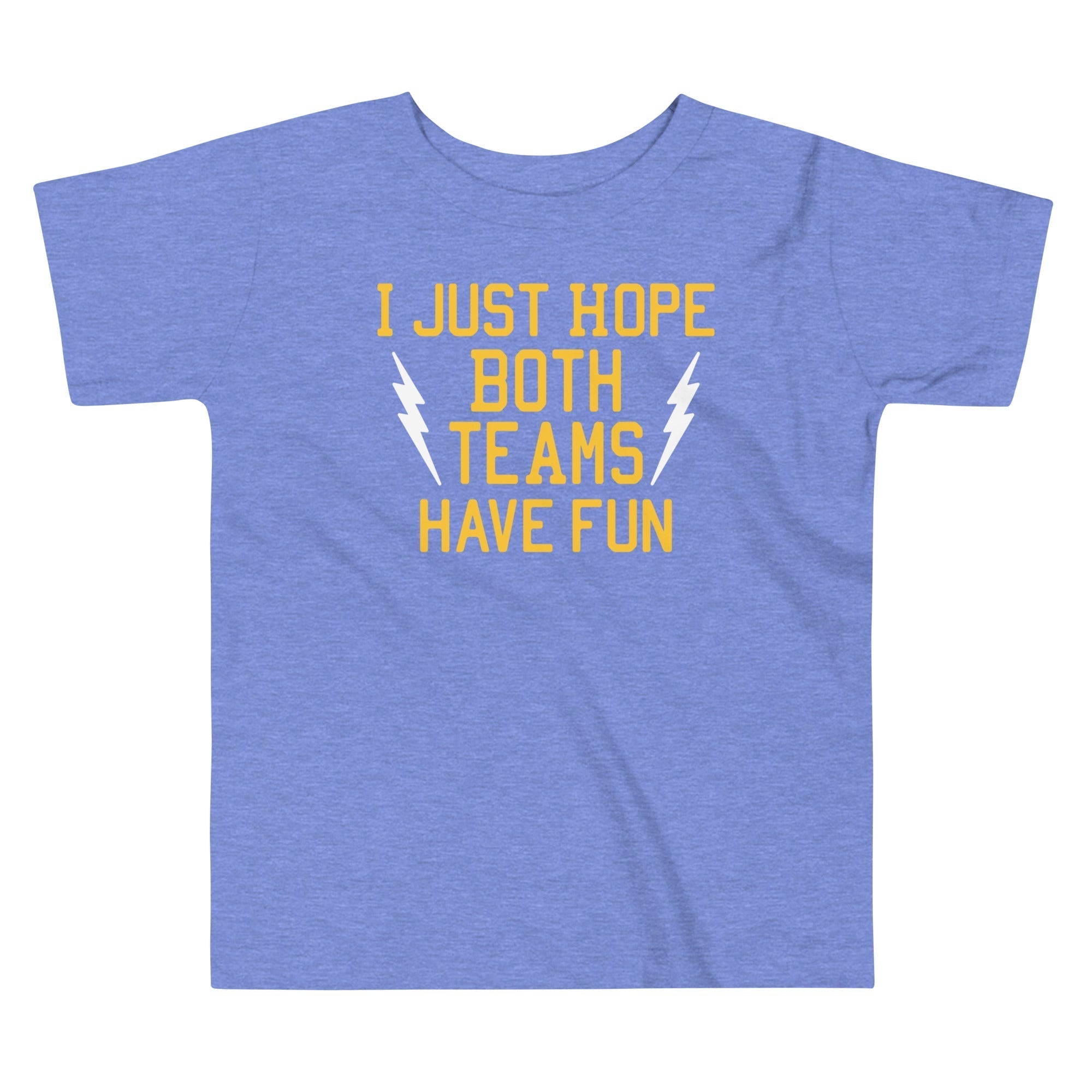 I Just Hope Both Teams Have Fun Kid's Toddler Tee Hoodie, Sweatshirt | PureTeeCo.com (Image 2)