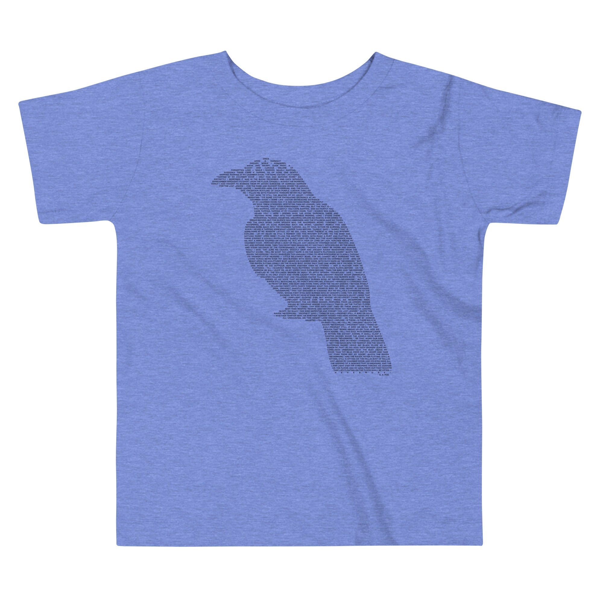 The Raven Kid's Toddler Tee Hoodie, Sweatshirt | PureTeeCo.com (Image 1)