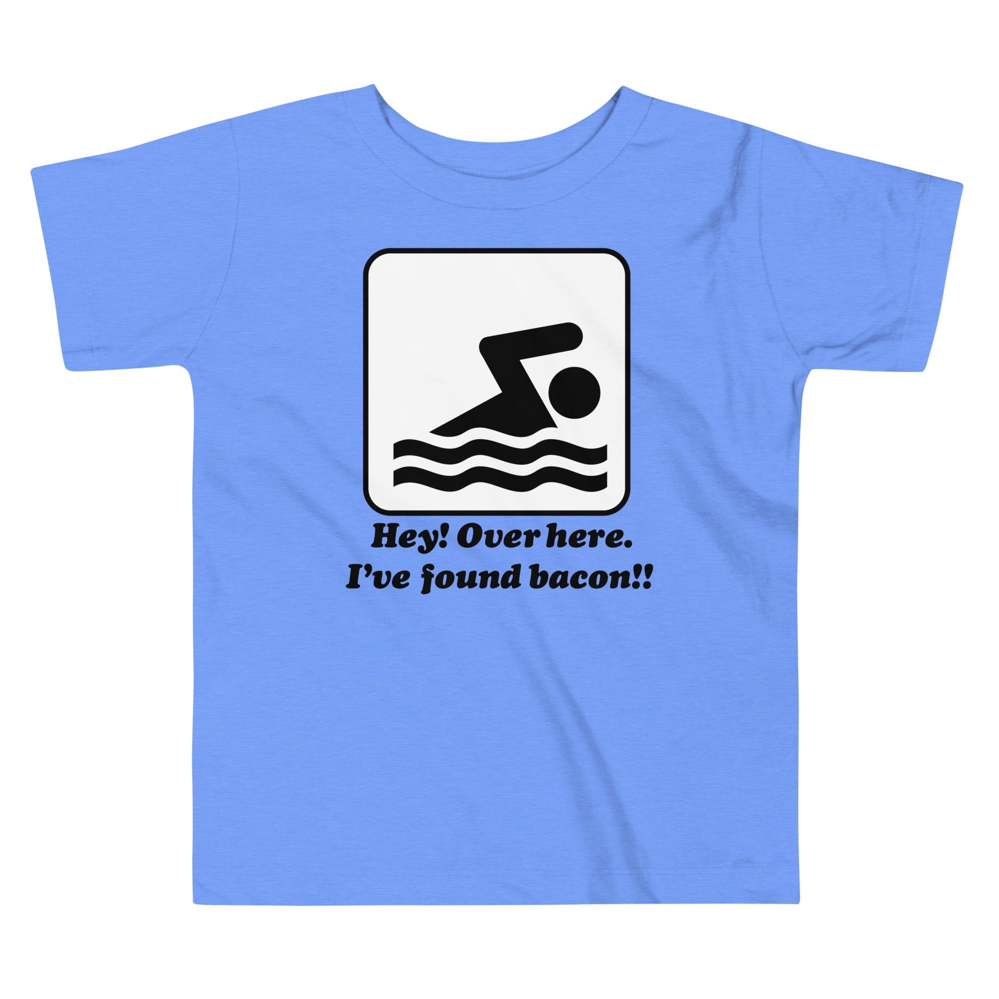 I've Found Bacon! Kid's Toddler Tee Hoodie, Sweatshirt | PureTeeCo.com (Image 1)